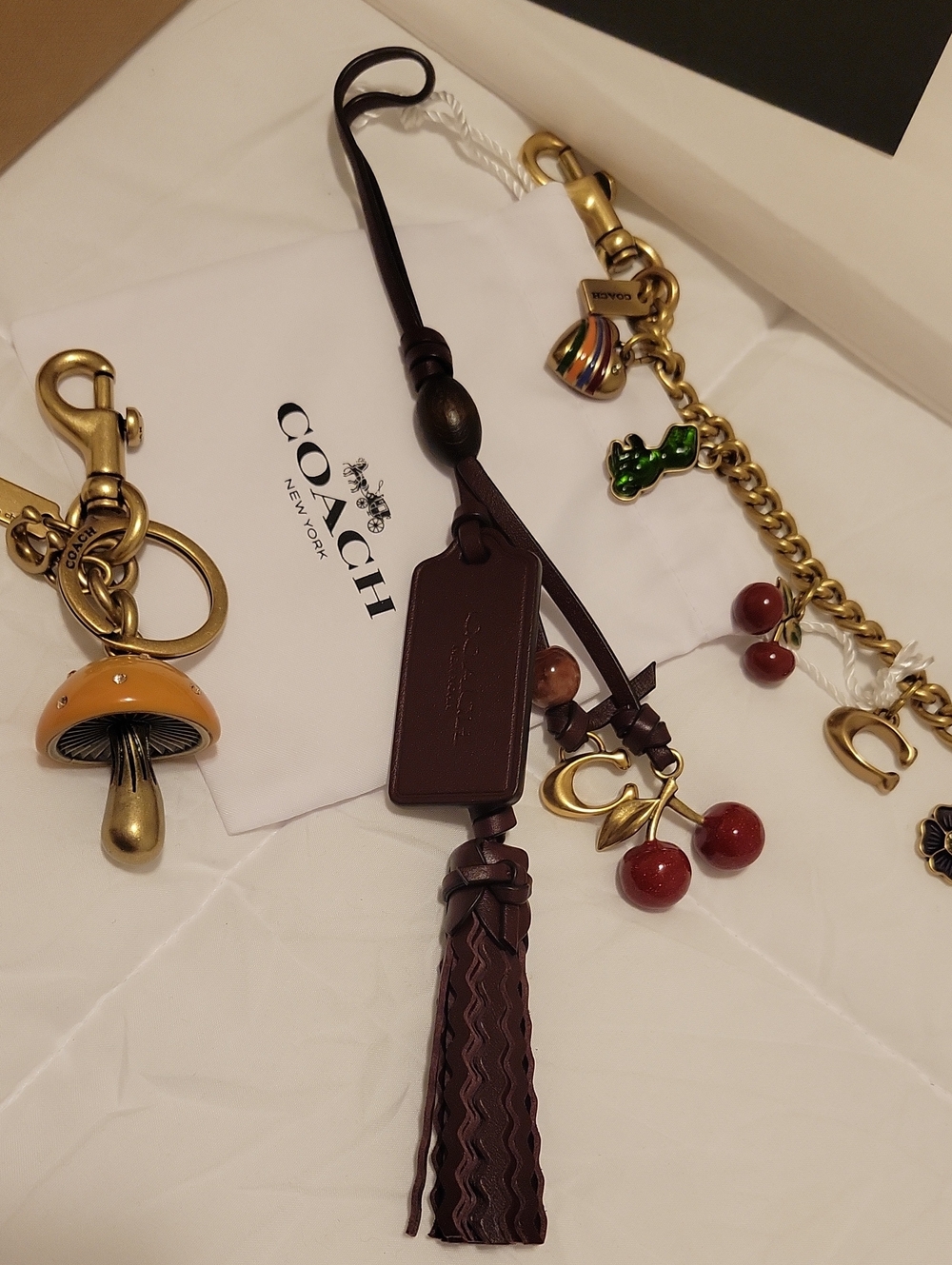 NWOT Coach Bag Charm Bundle -All 3 - Picture 3 of 14